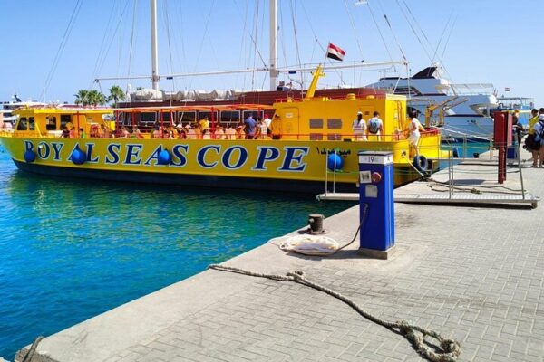 🚤Glasbodenboot Hurghada + Schnorcheln (30 Minuten) | Top-Ausflug im Roten Meer