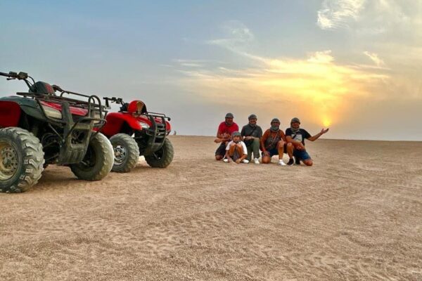 🏜️ Super Safari Hurghada – Das ultimative Wüstenabenteuer mit Quad 🏍️, Jeep 🚙, Kamel 🐪 & BBQ 🍖